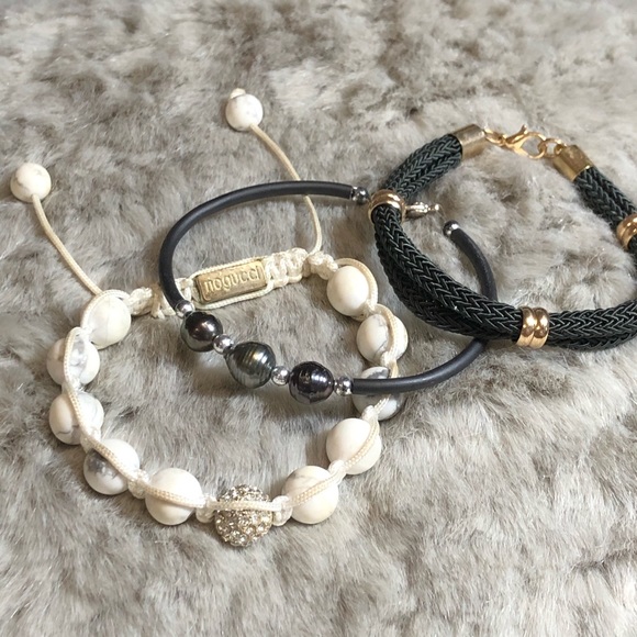 Set of 3 - Joseph Nogucci & Black Bracelets - Picture 2 of 3